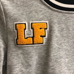 LF Tops - LF Varsity Cropped Long Sleeve LF Tops - LF Varsity Cropped Long Sleeve